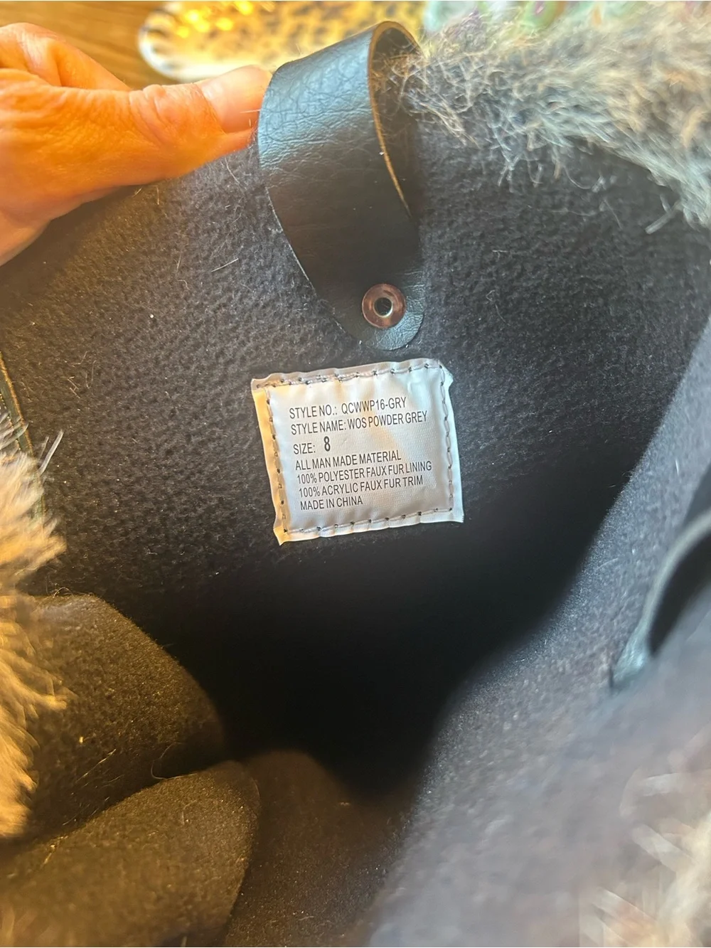 DSG Brown and Black Women's Lace-Up Faux-Fur Winter Boots